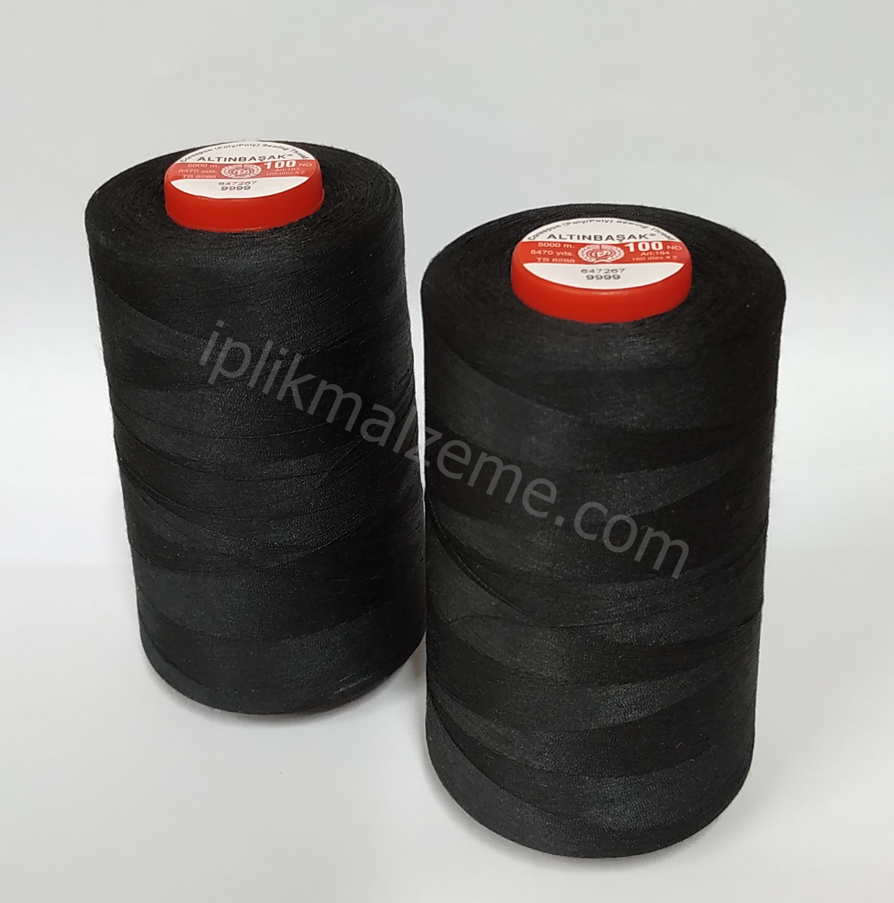 Altınbaşak 100 no Sürekli Polyester Dikiş İpliği 5000 mt. Siyah